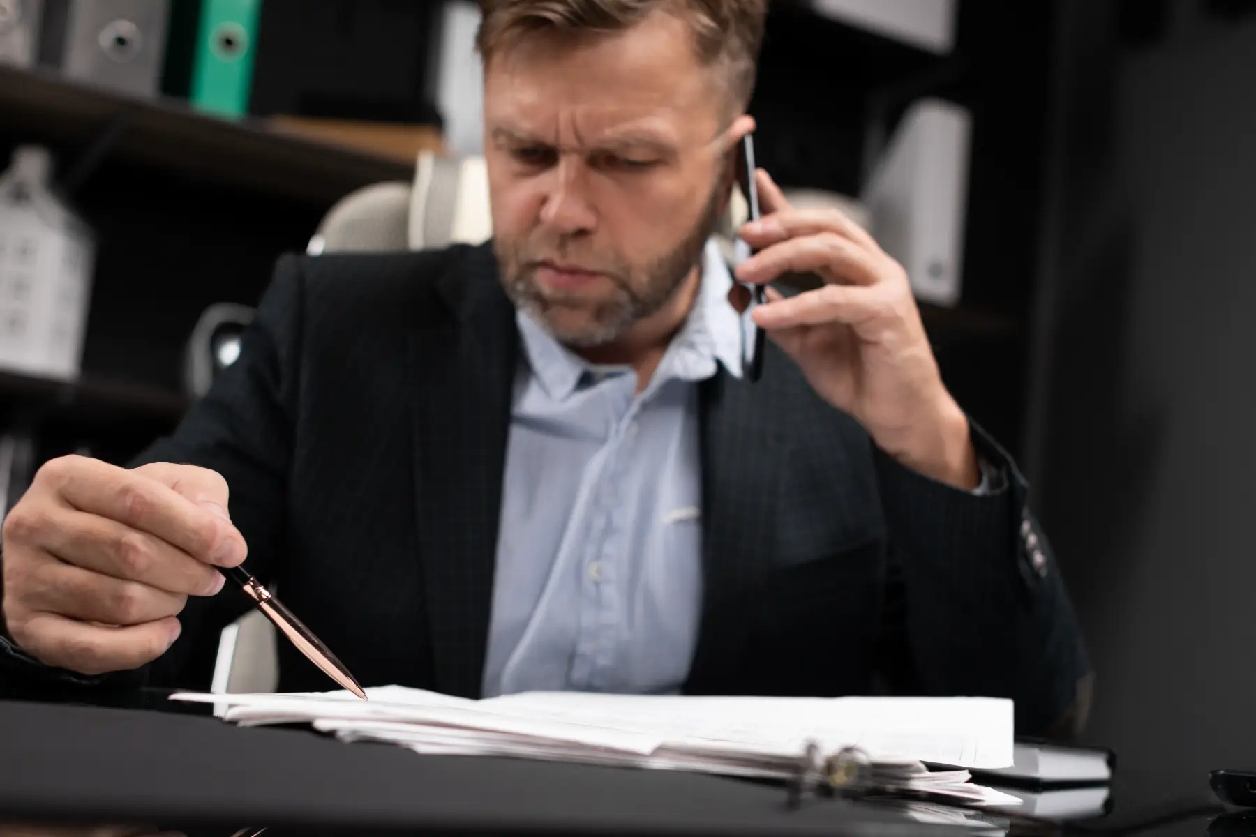 Champion Bail Bonding agent on the phone: 24/7 bondsman
