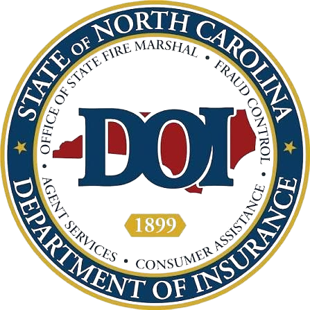 North Carolina Department of Insurance license logo